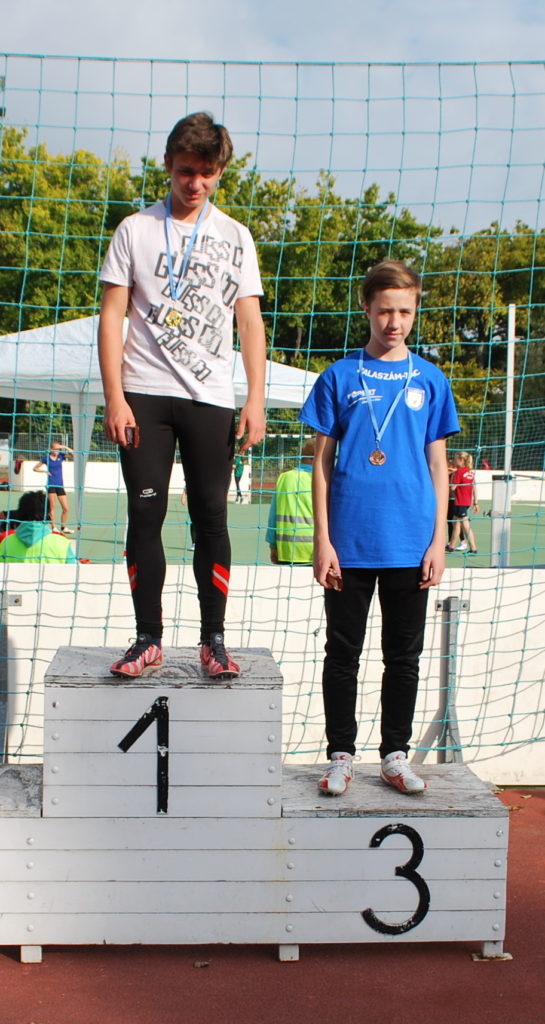 Schmidt Bence - a fiú 60m bajnoka (11-12 évesek)